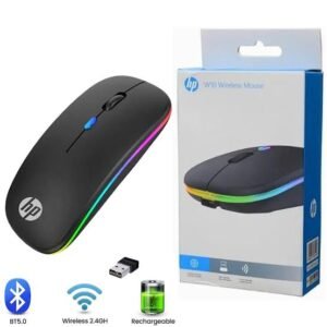 HP W10 Wireless Rechargeable RGB Mouse