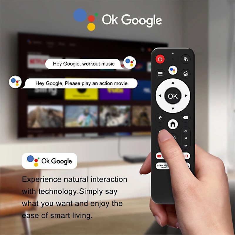 CBox C1000 Pro 4K Android TV Box with Google TV, Voice Remote & Chromecast Built-in (2GB/16GB) - Image 4